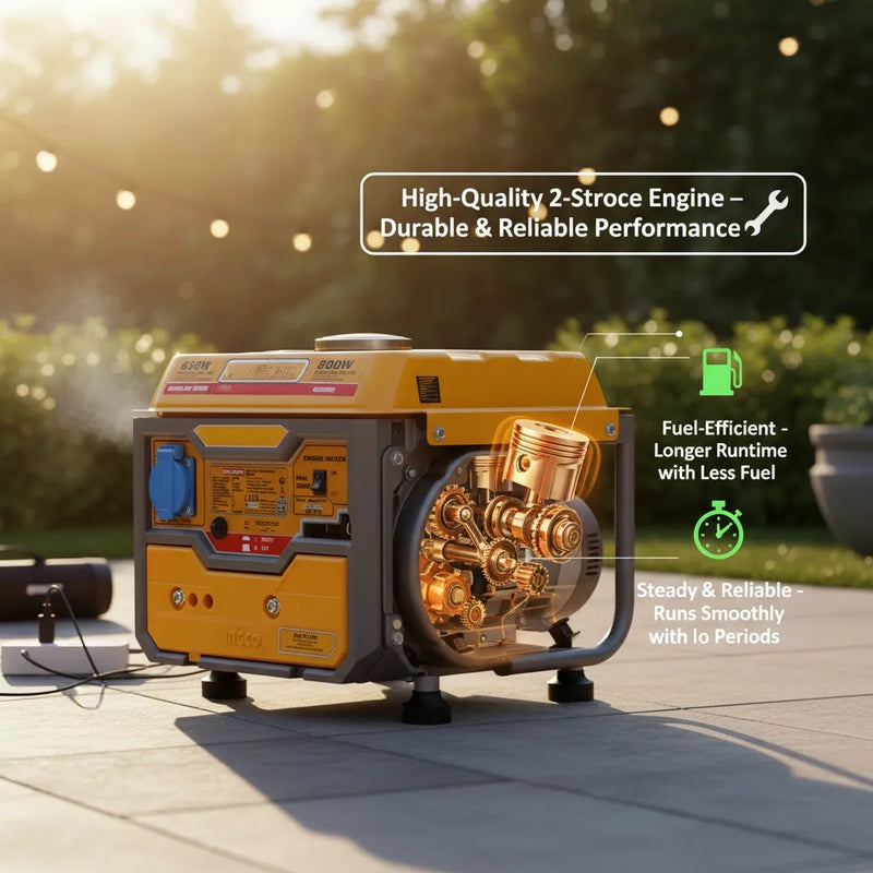 Portable Gasoline Generator 800W – Reliable Power Anytime, Anywhere
