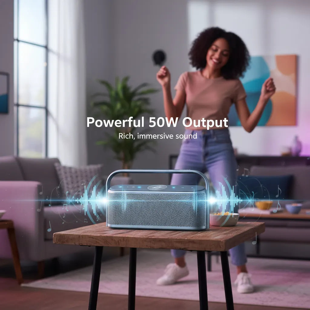 🔥 Motion X600 – Portable Speaker with Immersive 5.1 Surround Sound & 50W Power 🔊