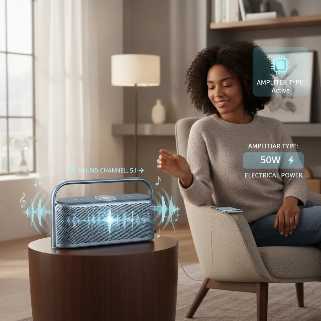 🔥 Motion X600 – Portable Speaker with Immersive 5.1 Surround Sound & 50W Power 🔊