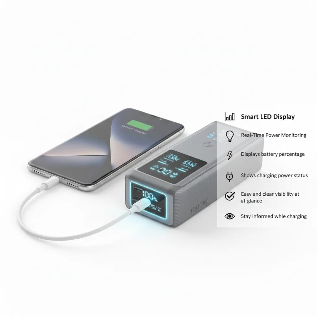 ✔ Large 27,600mAh Capacity Oraimo Power Bank 130 – The Ultimate 130W Ultra-Fast Power Bank for Laptops & Phones ⚡💻📱 ✅