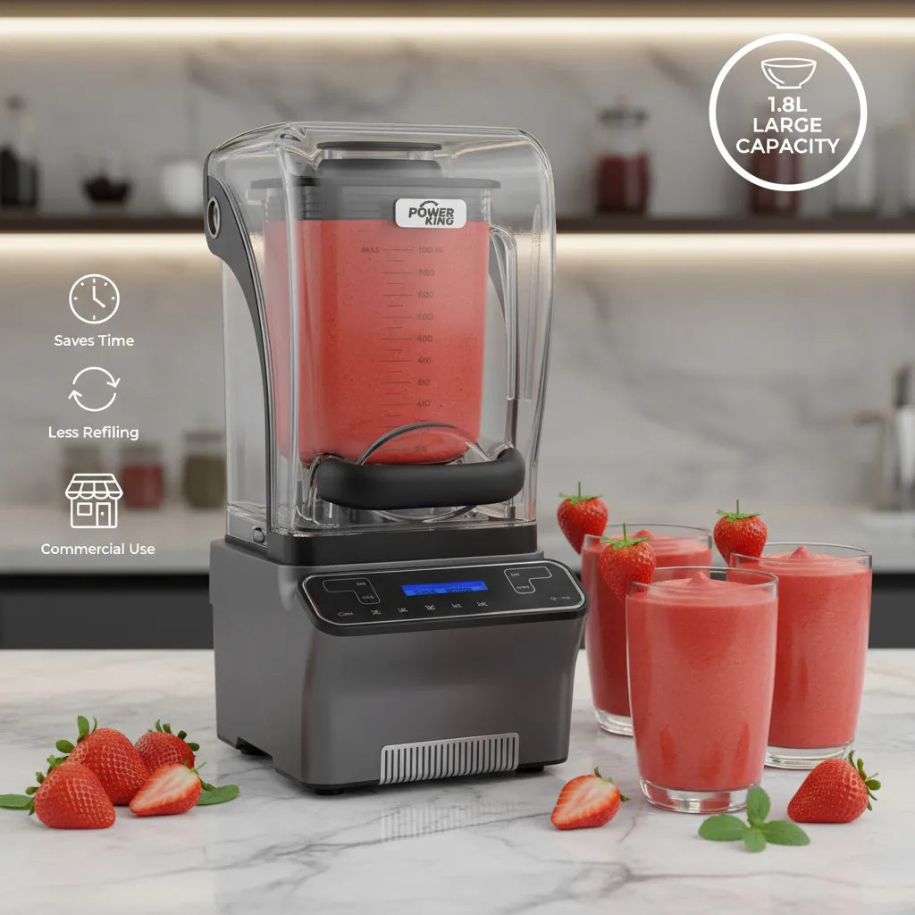 🔥 Power King Commercial Blender – 2600W High Performance