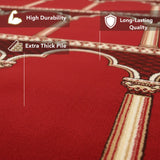 Mosque Prayer Carpet Roll 36 m² (2.7 × 1.33 m) – Red Color 🔴🕌