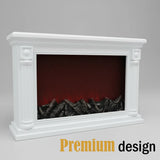 High-End Decorative Fireplace – Create a Warm, Cozy Atmosphere with Red Flame Technology