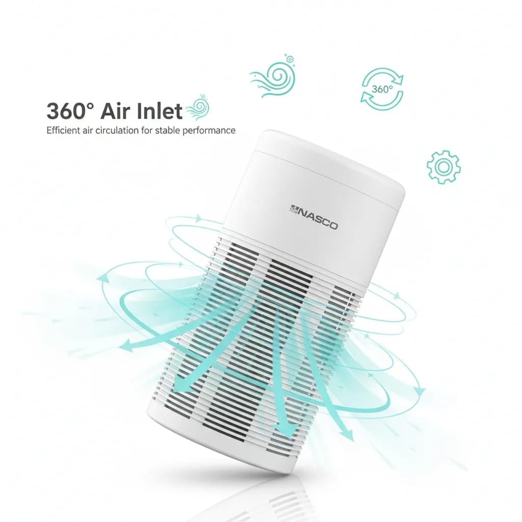 🌿 Breathe Pure, Live Healthier — Smart Air Purification with HEPA Filtration, UV-C Technology & Silent Operation for Cleaner Air and Comfortable Living