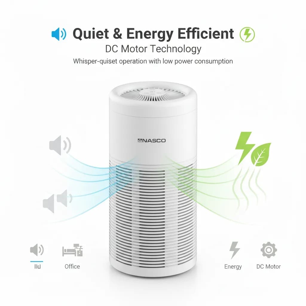 🌿 Breathe Pure, Live Healthier — Smart Air Purification with HEPA Filtration, UV-C Technology & Silent Operation for Cleaner Air and Comfortable Living
