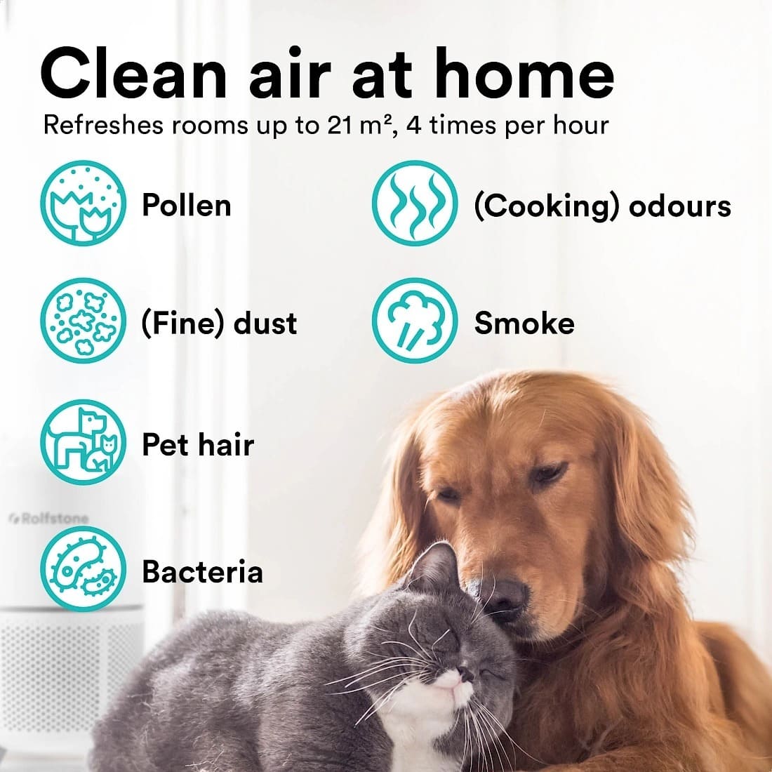 🌿 Breathe Pure, Live Healthier — Smart Air Purification with HEPA Filtration, UV-C Technology & Silent Operation for Cleaner Air and Comfortable Living