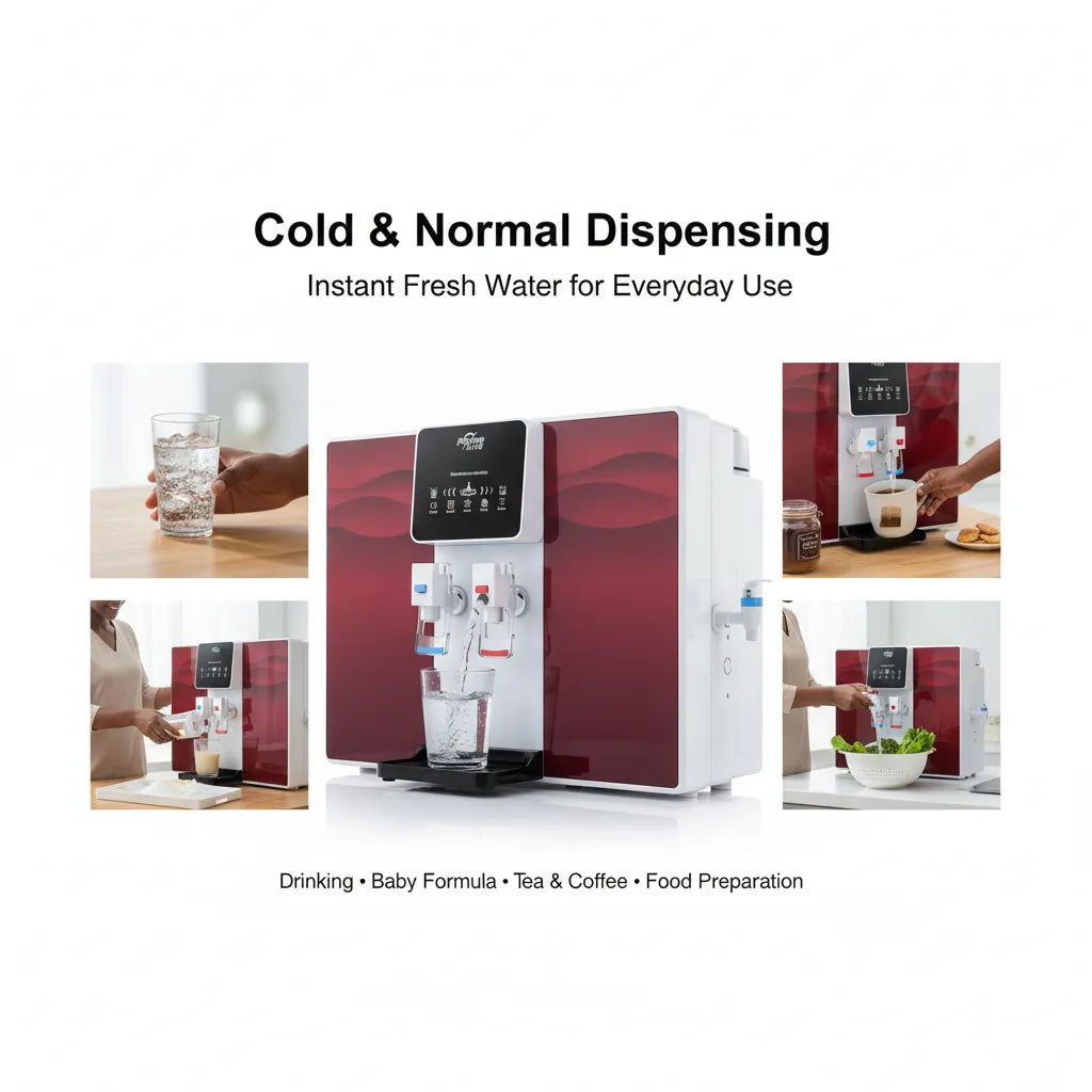 Power King RO100 5-Stage Reverse Osmosis Water Purifier & Dispenser (Cold & Normal)