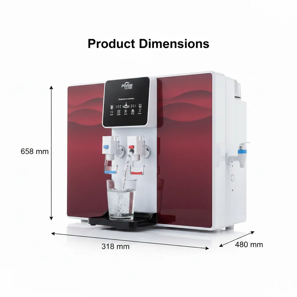 Power King RO100 5-Stage Reverse Osmosis Water Purifier & Dispenser (Cold & Normal)