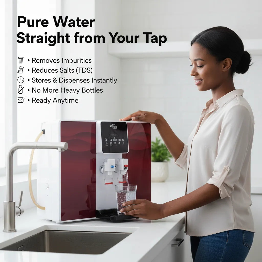 Power King RO100 5-Stage Reverse Osmosis Water Purifier & Dispenser (Cold & Normal)