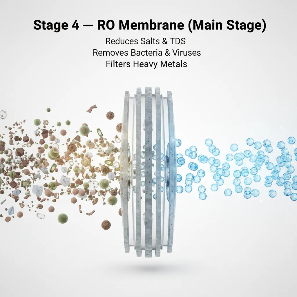 Power King RO100 5-Stage Reverse Osmosis Water Purifier & Dispenser (Cold & Normal)