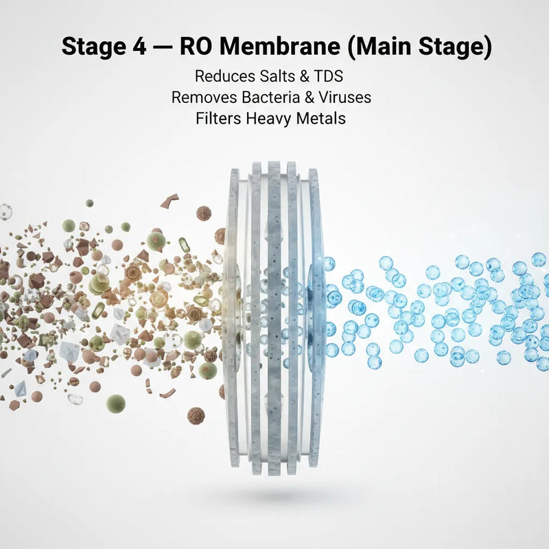 Power King RO100 5-Stage Reverse Osmosis Water Purifier & Dispenser (Cold & Normal)