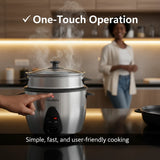 Decakila 1.5L Electric Rice Cooker (8 Cups) with Keep Warm Function