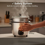 Decakila 1.5L Electric Rice Cooker (8 Cups) with Keep Warm Function