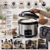 Lefon Electric Rice Cooker 4L with Steamer 400 W