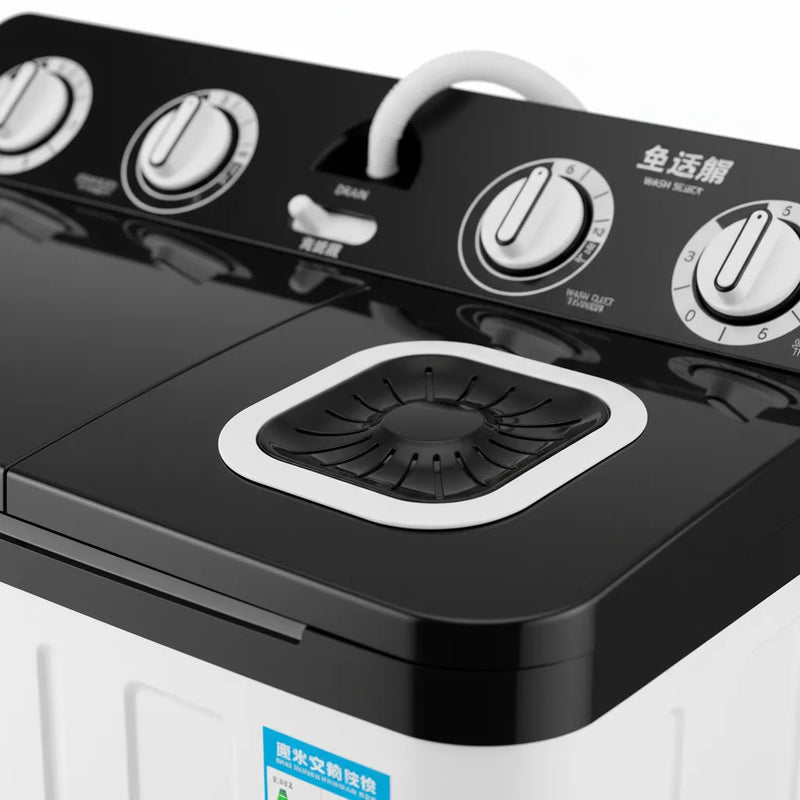 🔥Semi Automatic Twin Tub Washing Machine 8.5 KG – Powerful Wash & Spin, Durable Body