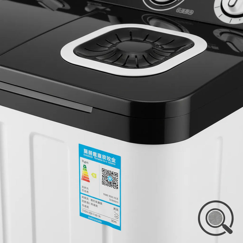 🔥Semi Automatic Twin Tub Washing Machine 8.5 KG – Powerful Wash & Spin, Durable Body
