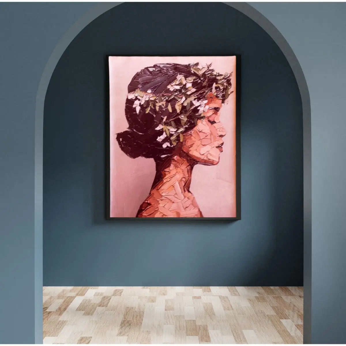 Modern David Canvas Art – Abstract & Classical Fusion Wall Decor