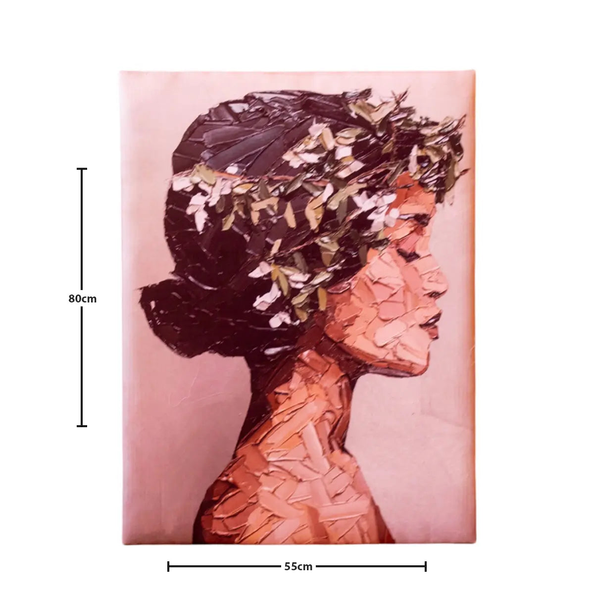 Modern David Canvas Art – Abstract & Classical Fusion Wall Decor