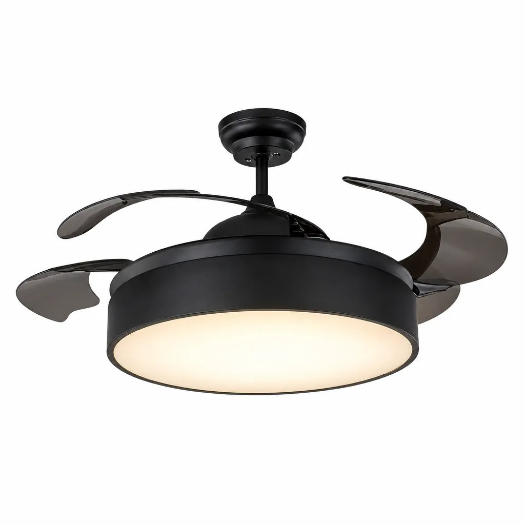 Experience Silence Suiming 96W Luxury Decorative Fan with Retractable Blades