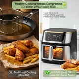 12L Large Capacity Air Fryer with 2800W Power – Smart Digital Touch Display & See-Through Design for Perfect Cooking Every Time 🍟✨