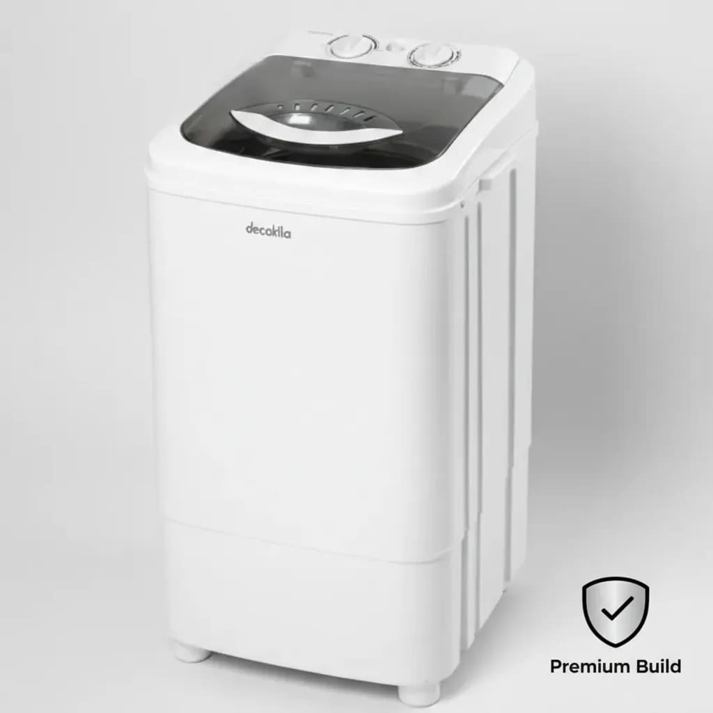 Decakila 7Kg Compact Single Tub Washing Machine – Efficient & Space-Saving for Small Homes