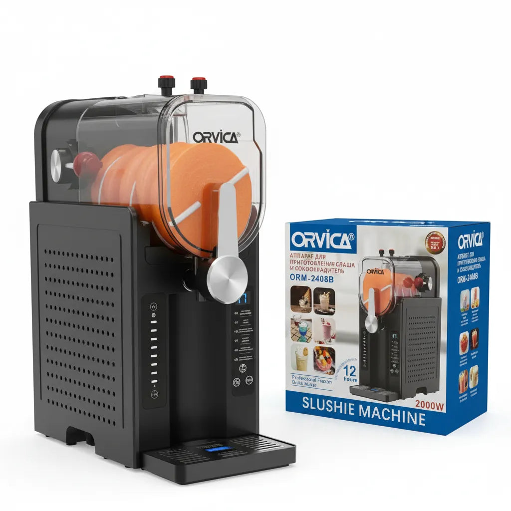 ORVICA Professional Slushie Machine – Multi-Purpose Frozen Drink Maker (2000W) ❄️🥤
