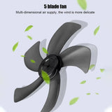 Smart 16-Inch Rechargeable Standing Fan: Efficient Cooling Anytime, Anywhere