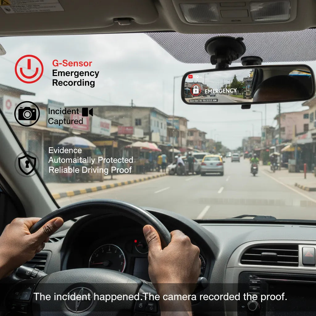 Smart Dash Camera 1080P – Your Road Safety Guardian🚗📹