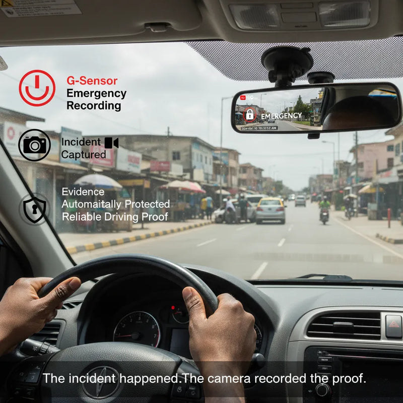 Smart Dash Camera 1080P – Your Road Safety Guardian🚗📹