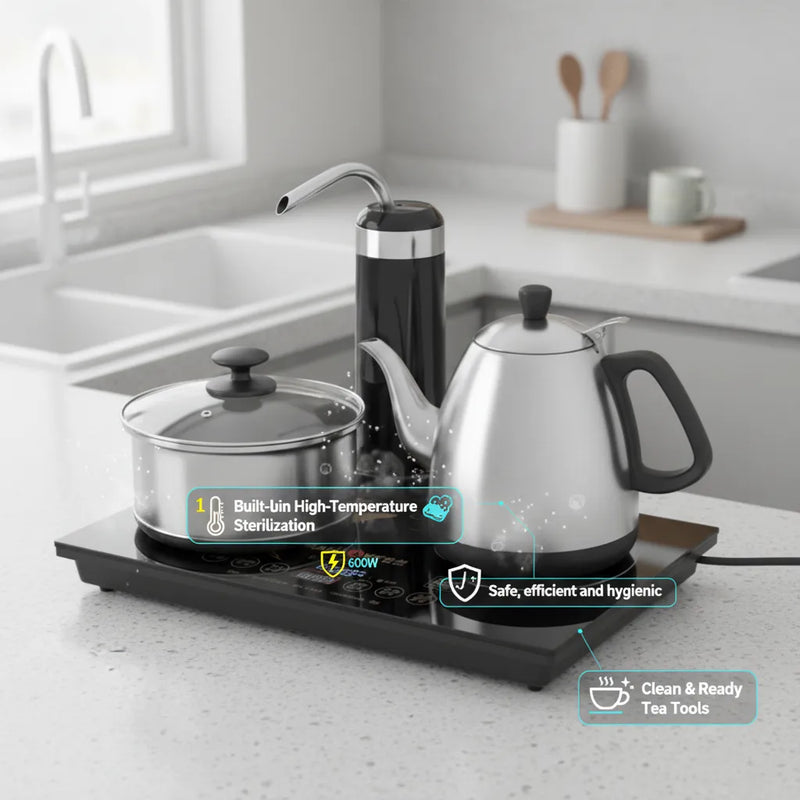 Premium Smart Electric Tea Maker with Induction Heating | KAMJOVE