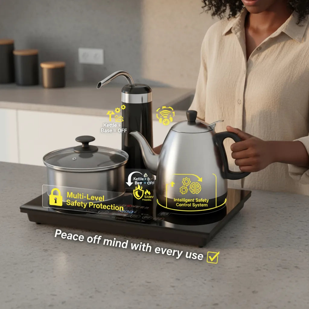 Premium Smart Electric Tea Maker with Induction Heating | KAMJOVE