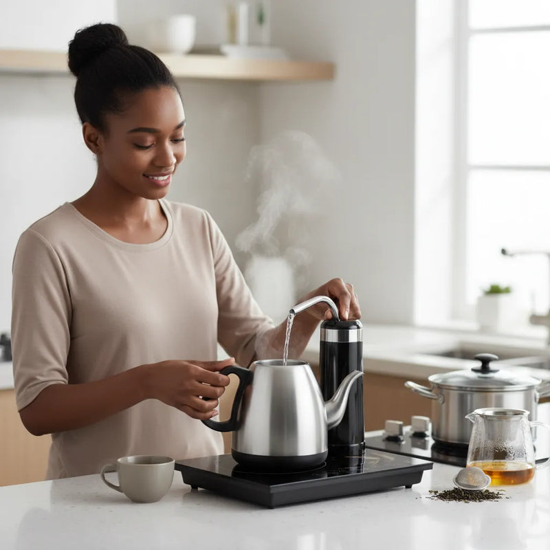 Premium Smart Electric Tea Maker with Induction Heating | KAMJOVE