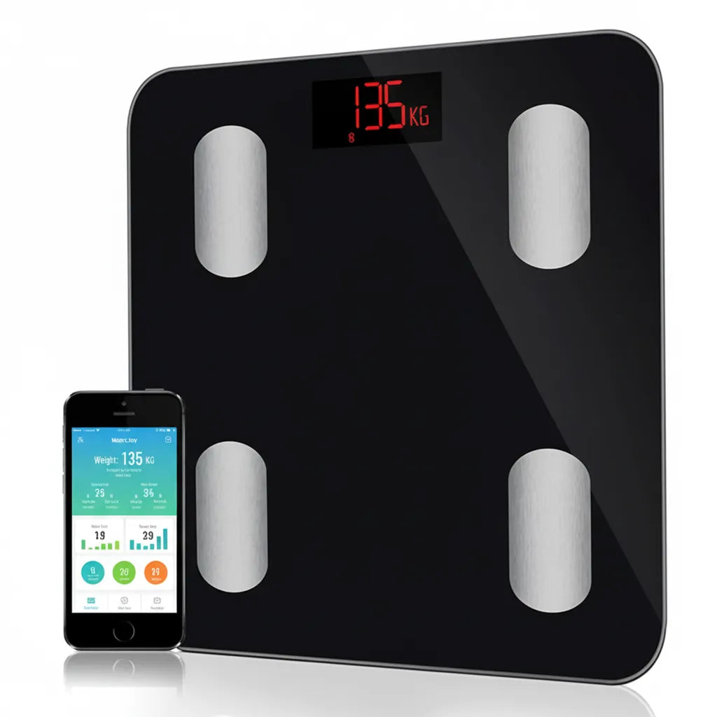 Muscley Smart Body Fat Scale – Smart Digital Health Scale | Accurate Body Analysis | Capacity Up to 180KG