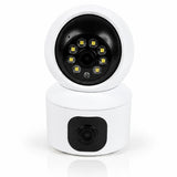 🔒 SMART WIFI DUAL-LENS SECURITY CAMERA – 1080P FULL HD, NIGHT VISION & MOTION TRACKING