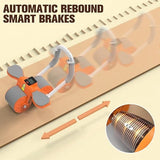 Smart Ab Roller with LCD Tracker – Core Trainer for Abs, Arms & Shoulders