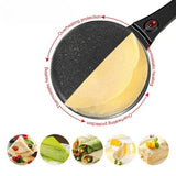 Electric Pancake Maker – Non-Stick Crepe Maker with Thermostatic Heating & Overheat Protection
