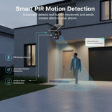 Solar Camera 4G HD PTZ – Smart Solar-Powered Outdoor Security with AI Detection & Night Vision