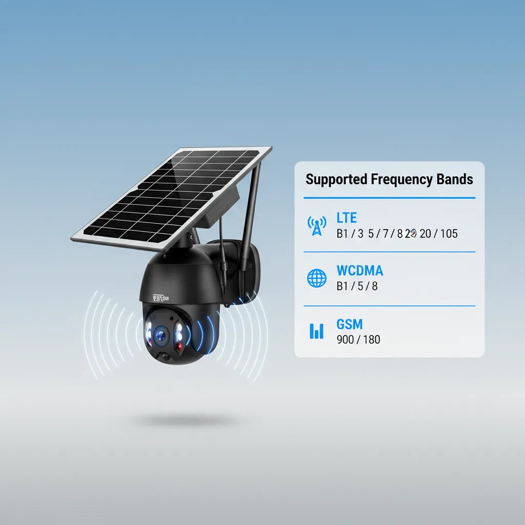 Solar Camera 4G HD PTZ – Smart Solar-Powered Outdoor Security with AI Detection & Night Vision