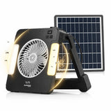 The Ultimate 3-in-1 Survival Tool: Solar Fan, LED Light, and Mosquito Repellent