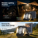 The Ultimate 3-in-1 Survival Tool: Solar Fan, LED Light, and Mosquito Repellent