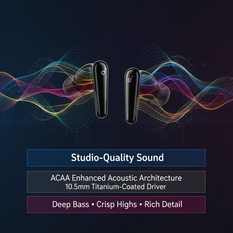 🎧Anker Soundcore Liberty 4 Pro – Block the Noise. Feel Every Beat
