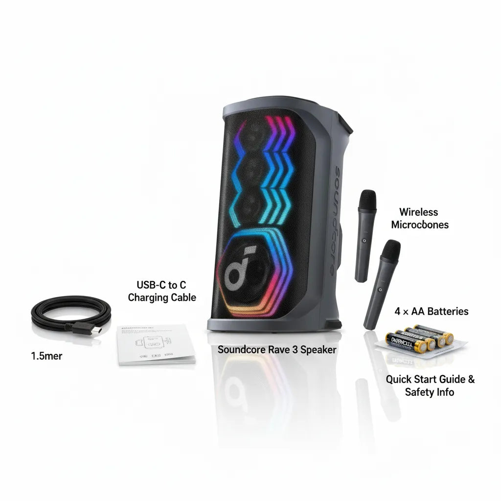 Soundcore Rave 3 Wireless Microphone – Turn Any Space into a Party! 🎤🎶