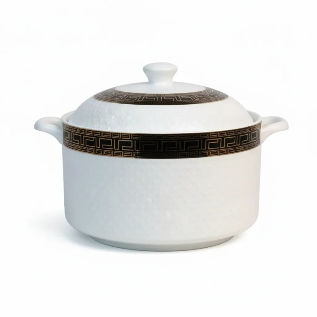 ✨ Evimki 3-Piece Ceramic Soup Pot Set 🍲 – Elegant Design & Healthy Cooking 🥄
