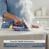 Steam Iron 2400W⚡ – High-Powered Steam💨 Technology for Smooth, Wrinkle-Free Results in Seconds