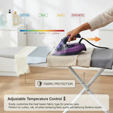Steam Iron 2400W⚡ – High-Powered Steam💨 Technology for Smooth, Wrinkle-Free Results in Seconds