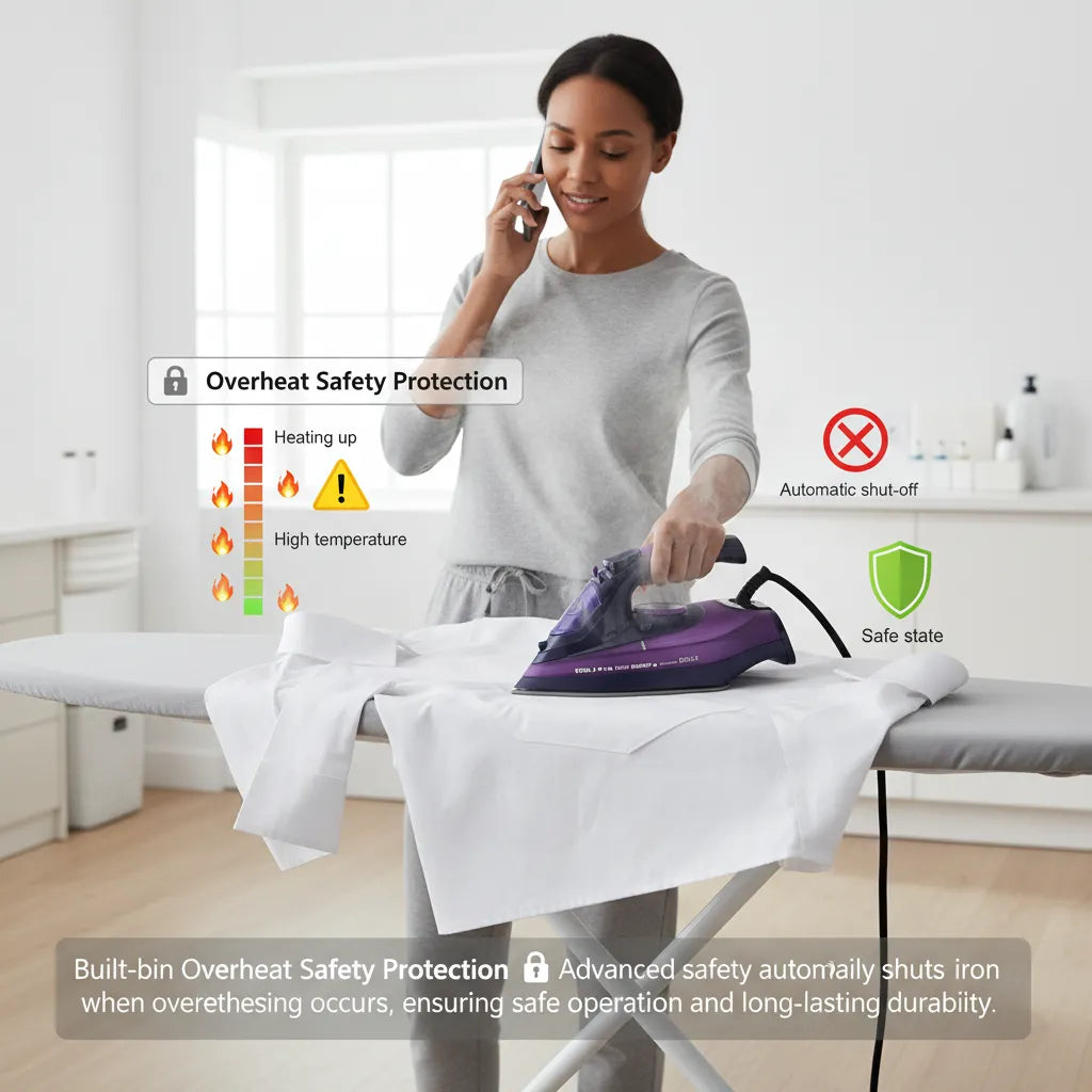 Steam Iron 2400W⚡ – High-Powered Steam💨 Technology for Smooth, Wrinkle-Free Results in Seconds