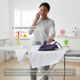 Steam Iron 2400W⚡ – High-Powered Steam💨 Technology for Smooth, Wrinkle-Free Results in Seconds