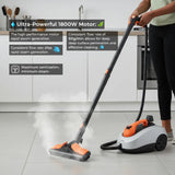 Decakila 1800W Steam Cleaner: Powerful 5-Bar Sanitization & Chemical-Free Cleaning ✨