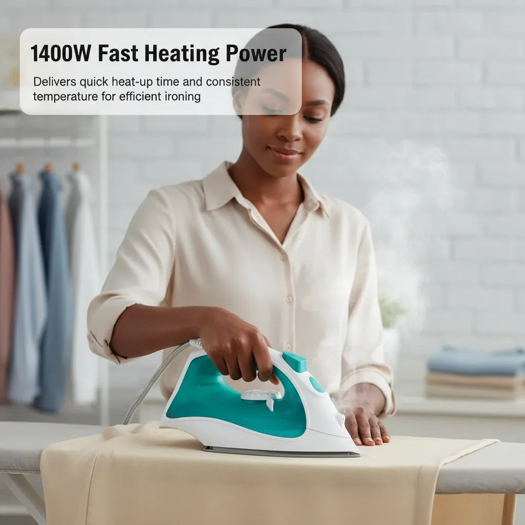 Decakela 1400W Steam Iron – Fast Heating & Powerful Steam Performance