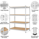 💪 Transform Your Space – WADFOW Adjustable Storage Shelves (5 Shelves)